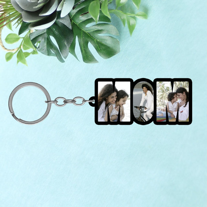 Personalized Relationship Photo Keychains | LOVE, BFF, BRO, SIS, MOM, DAD | Zestpics