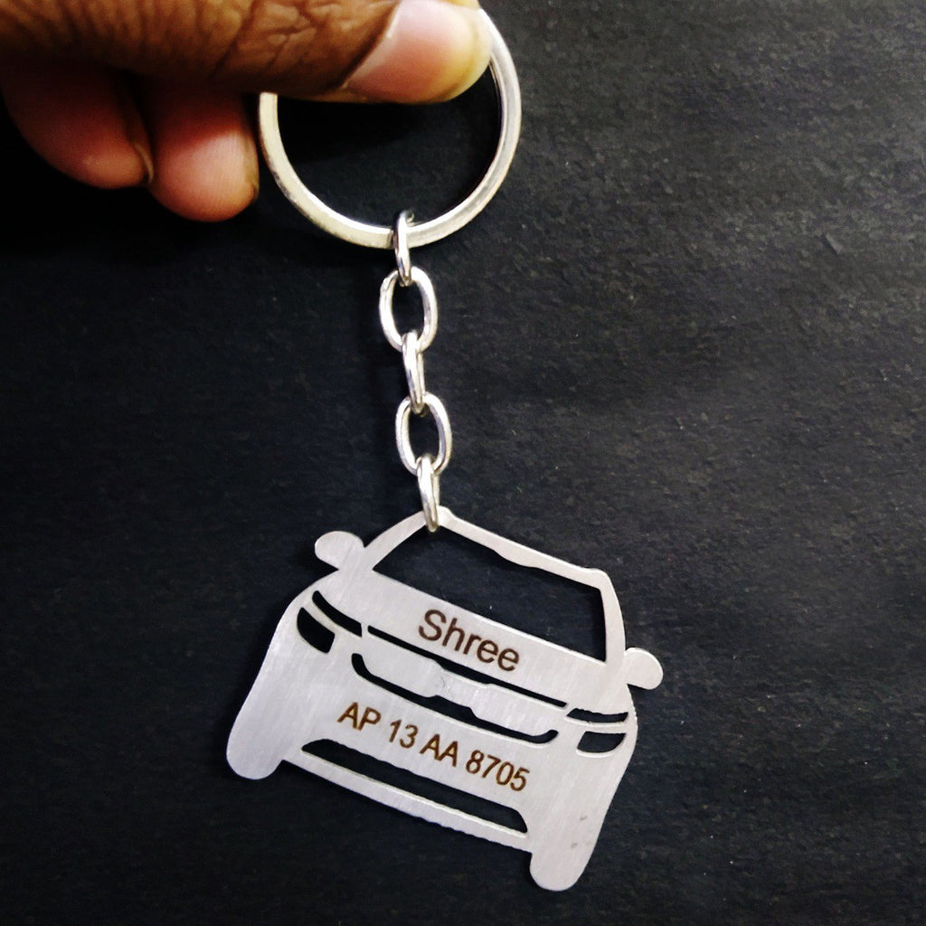 Keychains for Cars, Number Plate Design for Car, Car Keyring | Zestpics
