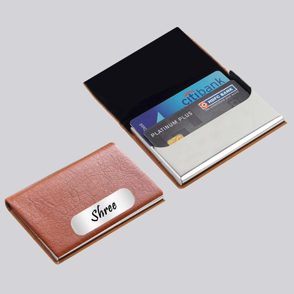 Custom Card Holder - Personalised Business Card Holder | Zestpics