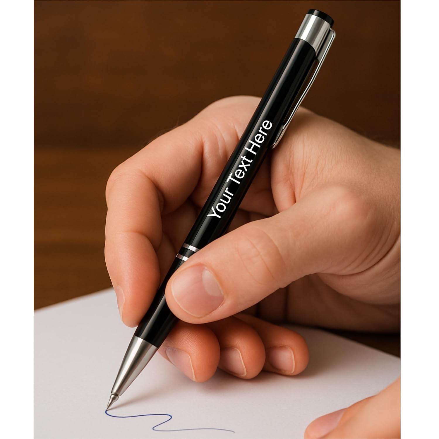 Custom name engraved premium pen personalised gift | Zestpics