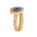 Personalised Name on Evil Eye Ring | Protect Yourself from Negative Energy | Zestpics