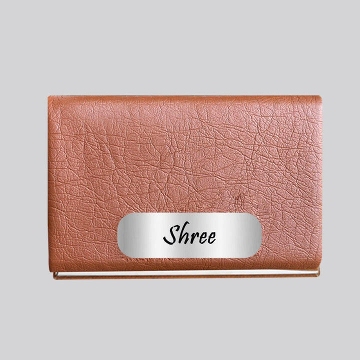 Custom Card Holder - Personalised Business Card Holder | Zestpics