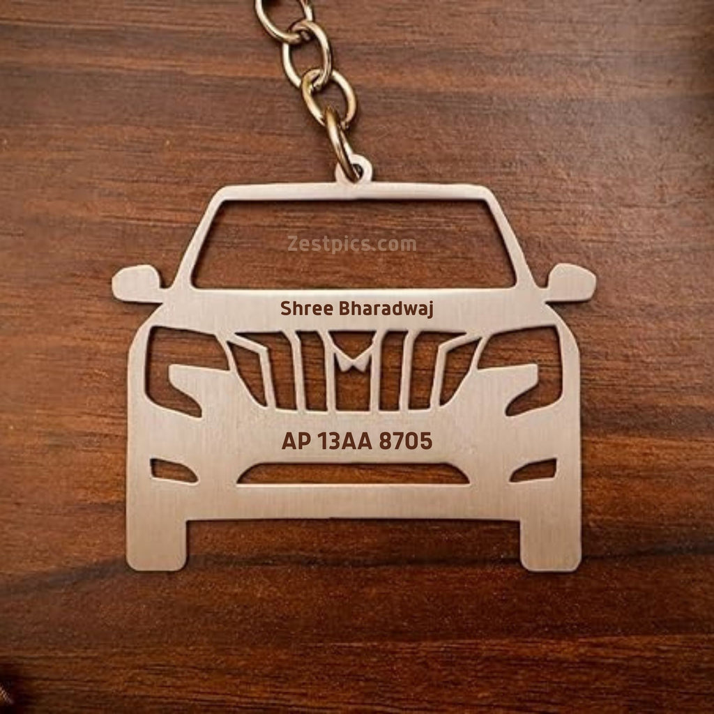 Engraved XUV700 Keychain – Zestpics