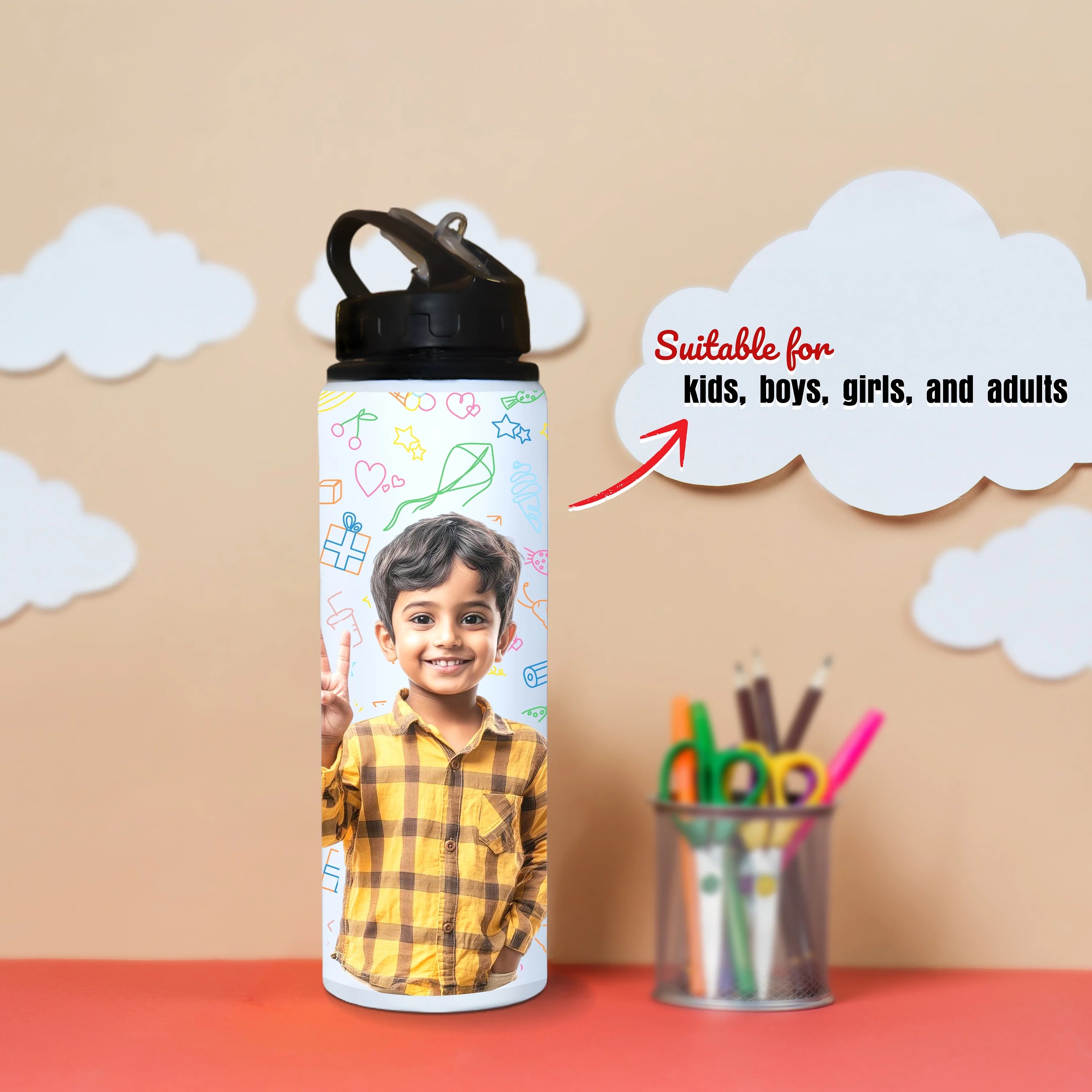 personalised name water bottle | Zestpics
 