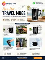 Personalised Name on Travel Mugs from Zestpics