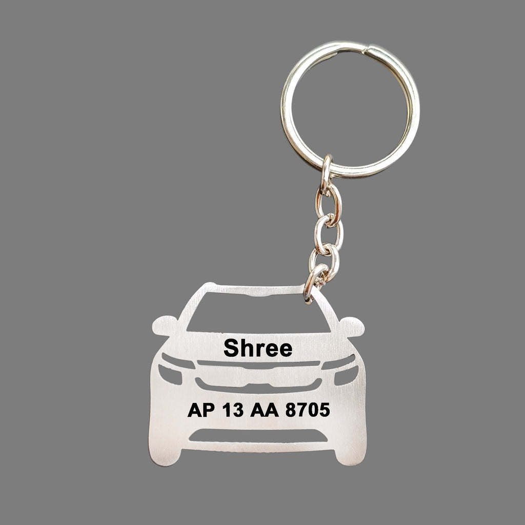 Keychains for Cars, Number Plate Design for Car, Car Keyring | Zestpics