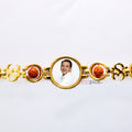 Personalized Rudraksha Photo Rakhi for Brother on Raksha Bandhan | Zestpics


