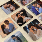 Custom couple photo tiles gift for anniversary and birthday | Zestpics