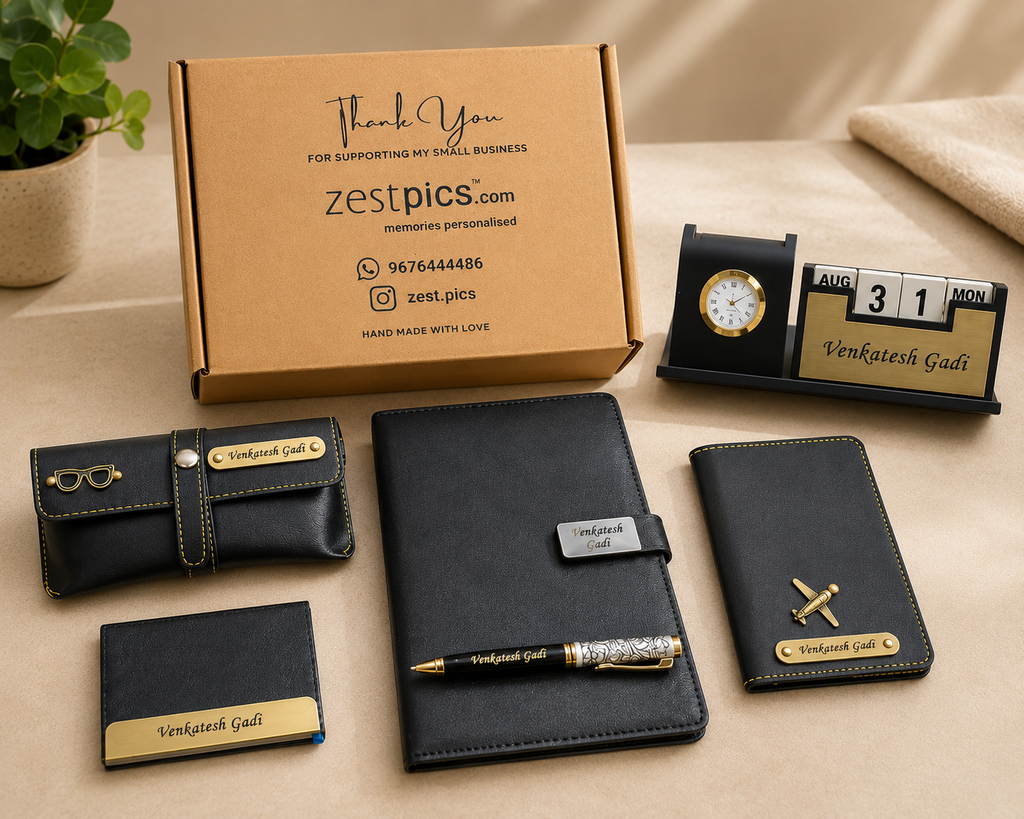 Premium Personalized Executive Gift Combo by Zestpics