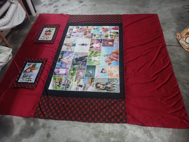 Collage Photo on Bed Sheet from Zestpics
