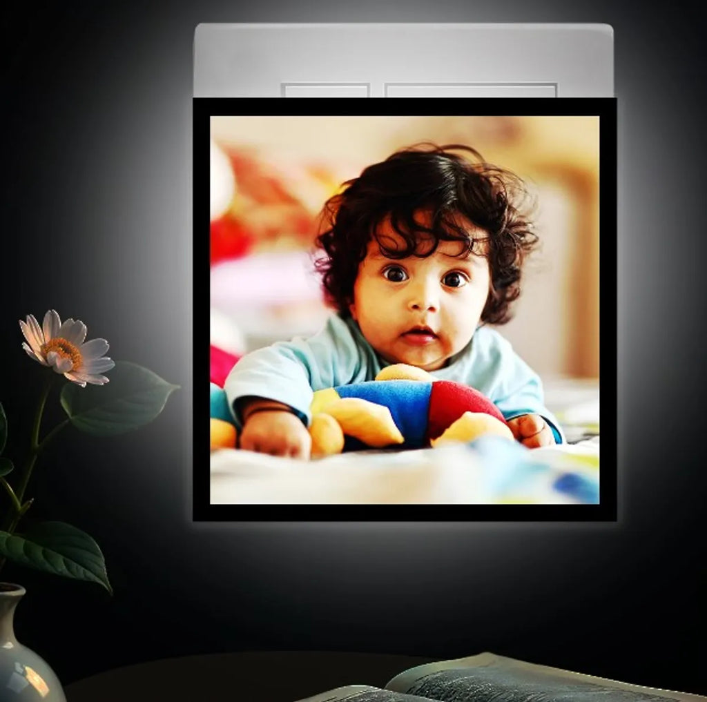 Memory night lamp with photo – personalised lighting | Zestpics