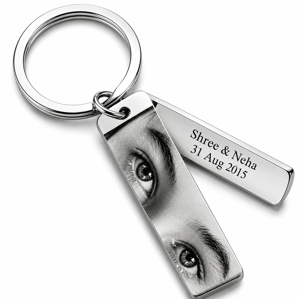 Personalized Anniversary Keychain | Zestpics