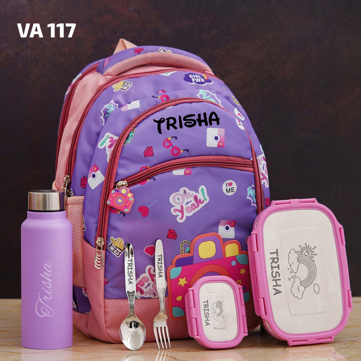 Full School Combo Set with Lunch Box & Bottle – Zestpics

 