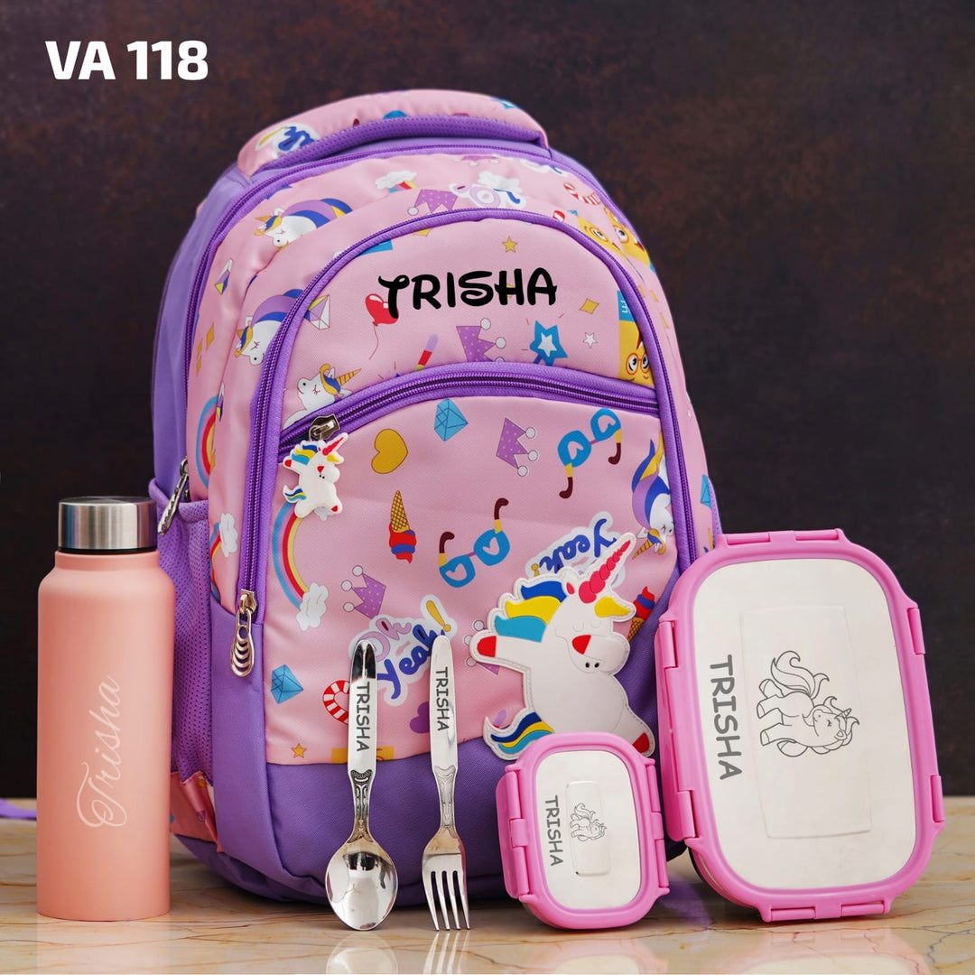 Personalised Backpack for Kids – 16 Inch Water Resistant