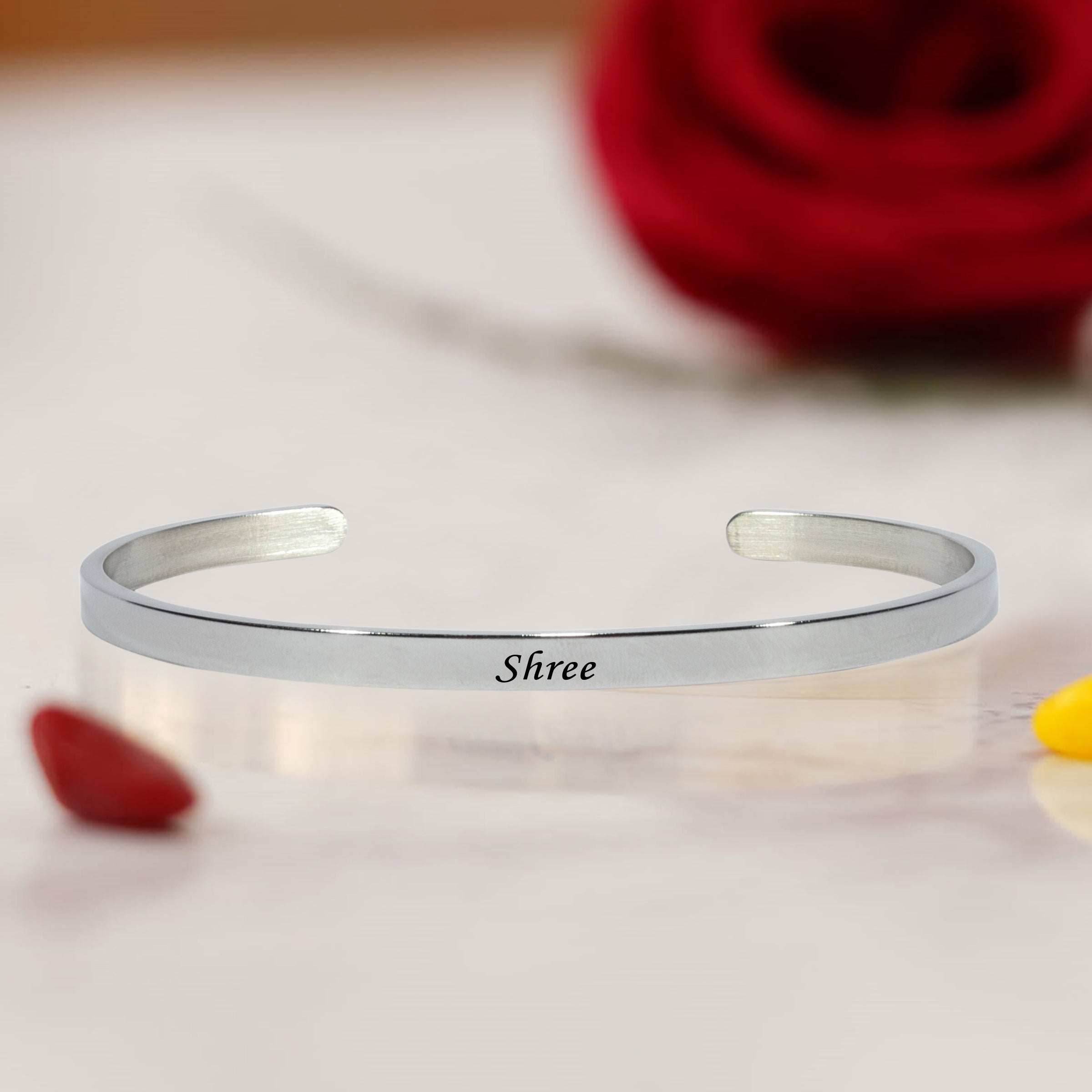Boyfriend Delivery Gift|customized Lava Tiger Eye Stone Beads Bracelet For  Men - Stainless Steel Engraved Name Gift