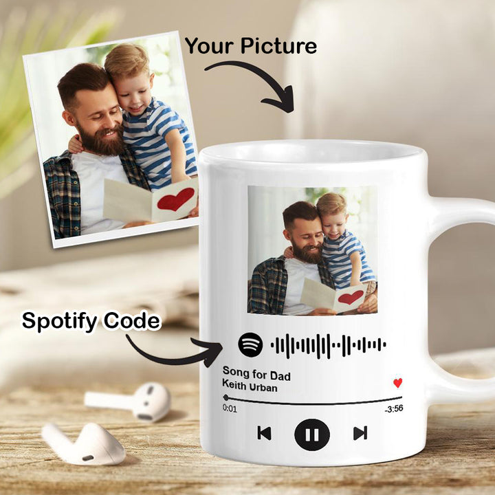 Personalized Spotify Mug | A Custom Gift for Music Lovers | Zestpics
