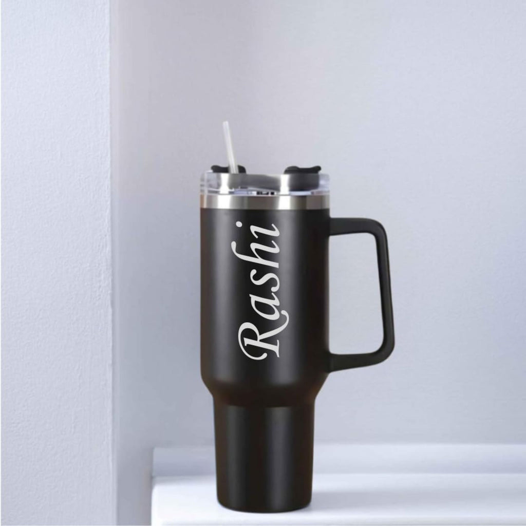 Custom Insulated Stanley Tumbler with Handle and Straw – Zestpics

