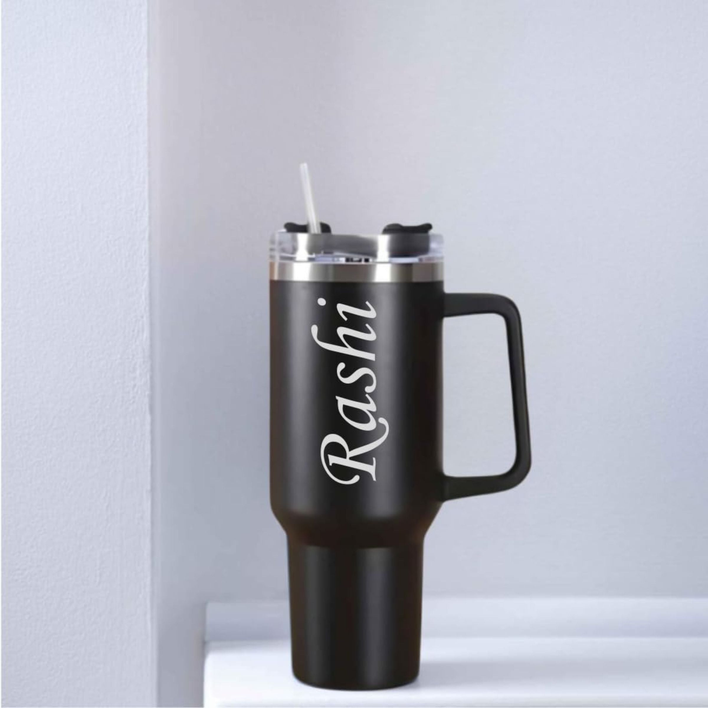 Custom Insulated Stanley Tumbler with Handle and Straw – Zestpics


