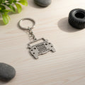 Custom engraved Thar keychain with registration number | Zestpics

