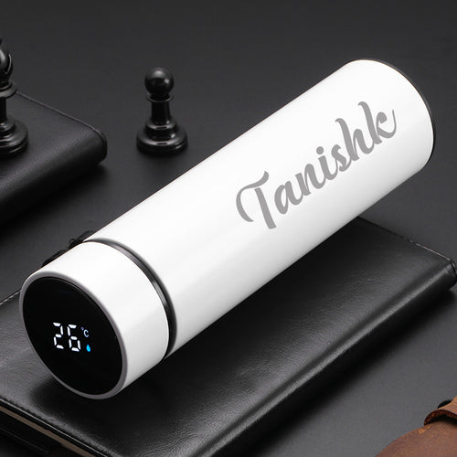 Insulated Smart Bottle with Name Engraving – Keeps Drinks Hot & Cold | Zestpics