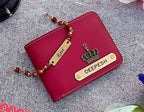 Personalized leather wallet with rakhi gift set for brother – Zestpics

