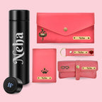 Women Gift Combo, Birthday Gift for Wife | Personalised Wallet, Passport Cover Gift Combo