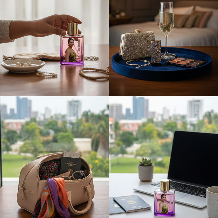 customised photo perfume for women | Zestpics