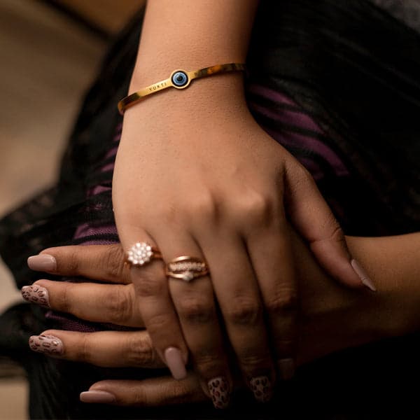 Personalized Evil Eye Bracelet | Amulet for Protection & Good Luck | Zestpics