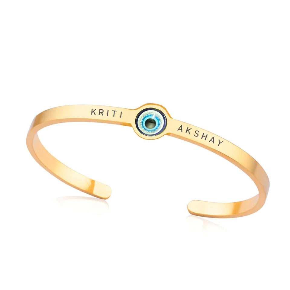 Personalized Evil Eye Bracelet | Amulet for Protection & Good Luck | Zestpics