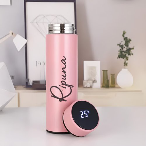 Smart Water Bottle with LED Temperature Display | Perfect for Hot and Cold Drinks