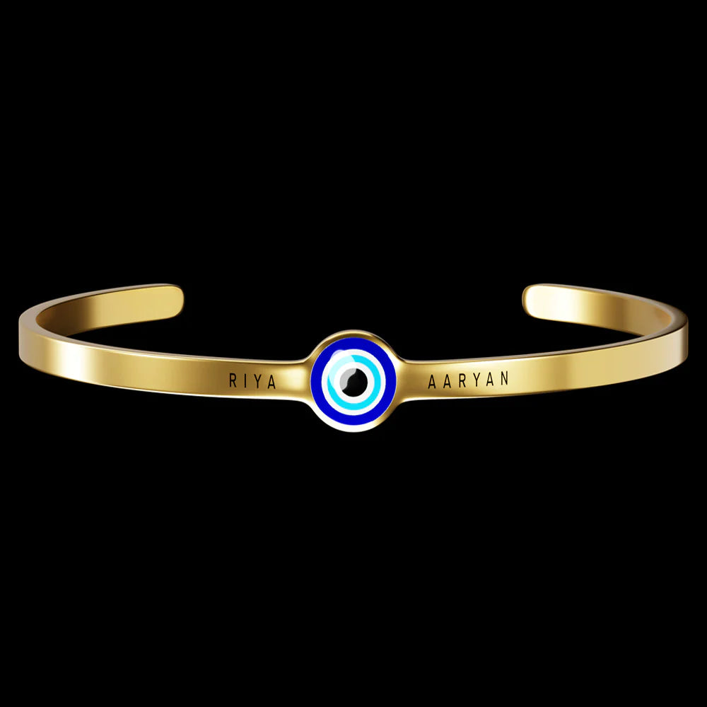 Personalized Evil Eye Bracelet | Amulet for Protection & Good Luck | Zestpics