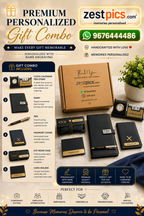 Premium Personalized Executive Gift Combo by Zestpics
