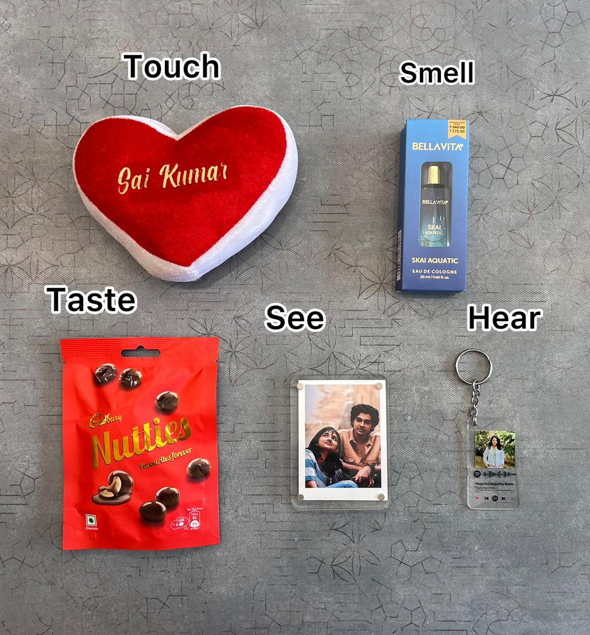 5 gifts in 1 valentine surprise box | Zestpics