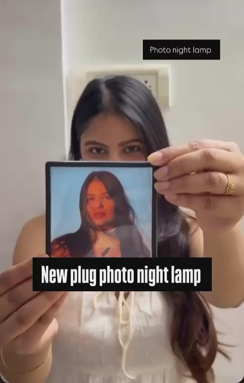 Heart-Lighting Photo Lamp – Personalised Bedside Keepsake