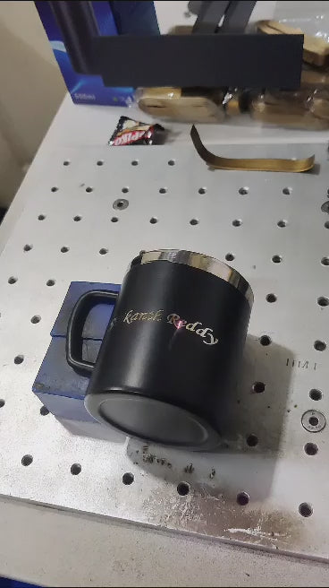 Customised Black Steel Mug | Make a Unique Gift for Any Occasion | Zestpics