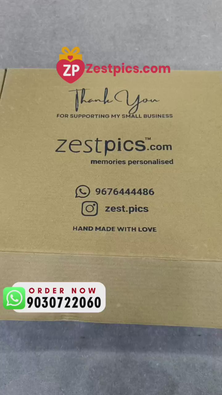 Birthday gift box with name customization for men | Zestpics