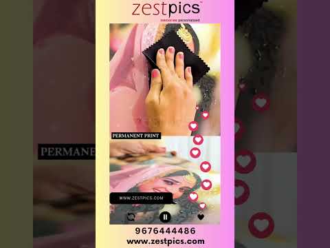 Personalised acrylic photo frame with custom printed photo – perfect gift for birthdays, anniversaries, and weddings | Zestpics