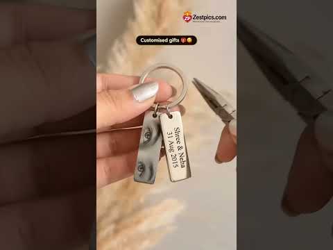 Personalised Eye Photo Keychain | Drive Safe Engraved Gift | Zestpics
