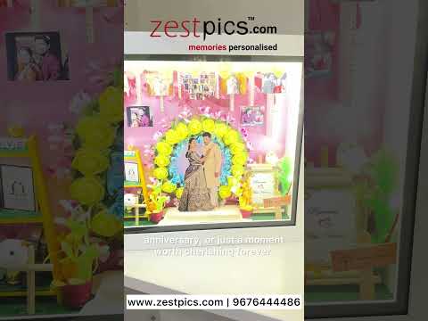 Personalized 3D Memory Box with LED Lights | The Perfect Anniversary Gift from Zestpics!