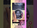 Personalized String Art Portrait | Unique & Handmade Art | Zestpics