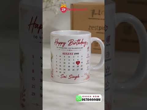 Not Just a Mug… A Memory They Can Hold ❤️ | Personalised Birthday Gift | Zestpics