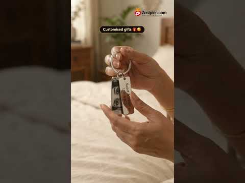 Custom Eye Photo Keychain | Personalised Drive Safe Message | Zestpics