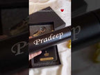 Name Engraved Wallet Gift Set | Personalised Wallet, Pen & Keychain | Zestpics