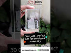 Custom 3D Photo Crystal for Birthday or Anniversary | Zestpics
