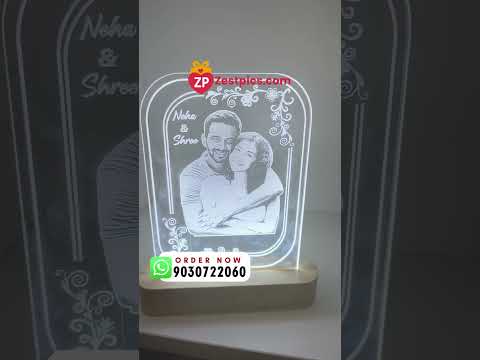 Personalized LED Photo Lamp – The Most Unique Gift Idea for Couples ❤️ | Zestpics