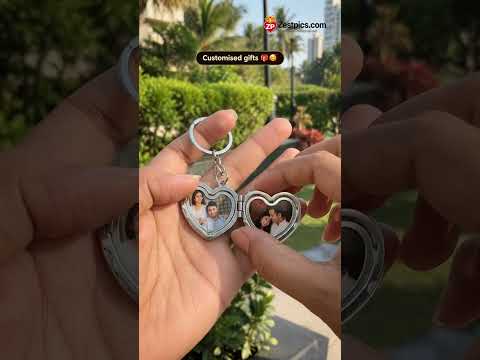 Personalised Heart Photo Keychain | A Small Gift with a Memory | Zestpics