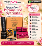Premium Personalised Gift Combo for Women – Custom Name Gift Set | Zestpics