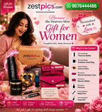 Premium Personalised Gift Combo for Women – Custom Name Gift Set | Zestpics