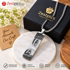 Personalized Eye Pendant with premium Zestpics gift box and engraved eye photo