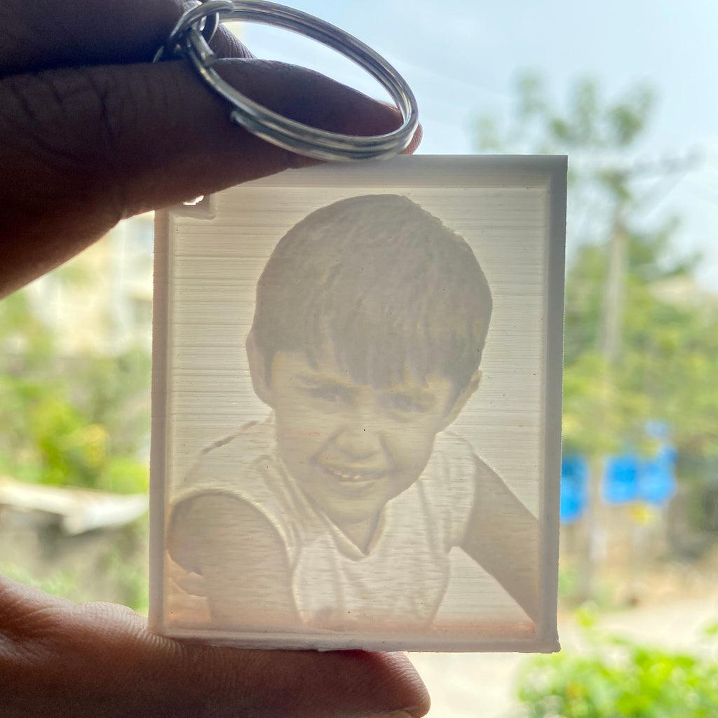 Lithophane Keychains, Buy Personalised Litho Keychains online|Zestpics